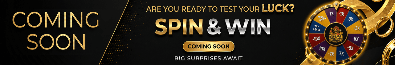 Spin & Win - Test your luck now - Coming soon